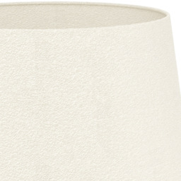 EGLO Febres White Fabric and Black Steel Traditional Floor Lamp - Size: 15.3 x 35 x 153cm - Wilko - thumbnail 4