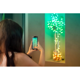 Twinkly 100 RGB Star Shaped LED Smart Transparent Cable USB String Light 6m - Size: 12 x 5.6 x 18cm - n/a - Wilko - thumbnail 7
