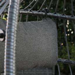 Home Garden Direct Chara Grey Rattan Hanging Chair - Wilko - thumbnail 6