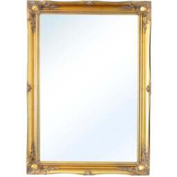 MirrorOutlet Hamilton Vintage Gold Antique Wall Mirror 107 x 76cm - Wilko