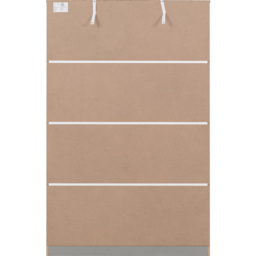 Seconique Dakota 3 Door Light Grey Wardrobe - Size: 175 x 110 x 48cm - Wilko - thumbnail 7