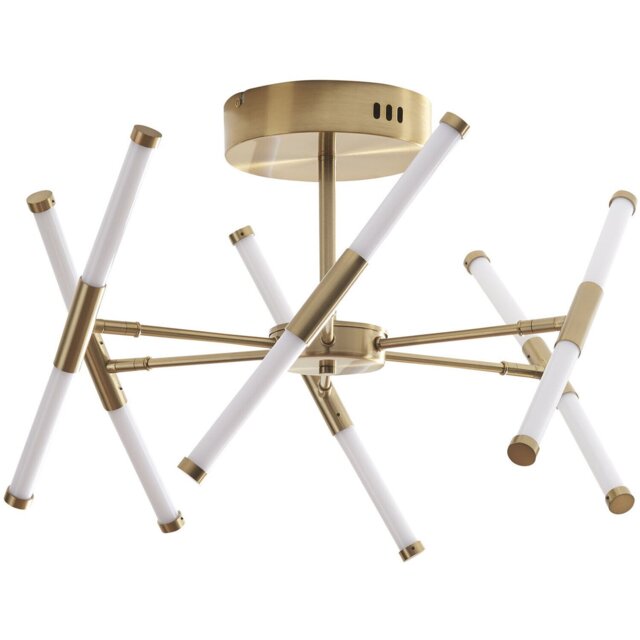Brass Trinity LED Spotlight - Wilko - image 1