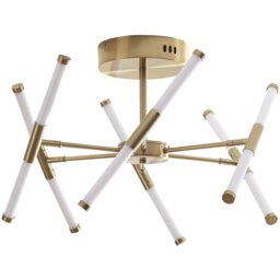 Brass Trinity LED Spotlight - Wilko - thumbnail 1