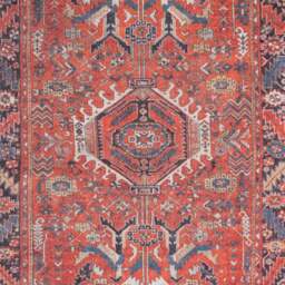 Kukoon Vintage Persian Inspired Terracotta Red Washable Rug 80 x 300cm - Wilko - thumbnail 5
