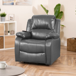 Artemis Home Northfield Grey Dual Motor Massage and Heat Riser Recliner Chair - Size: Single - Wilko - thumbnail 5