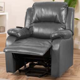 Artemis Home Northfield Grey Dual Motor Massage and Heat Riser Recliner Chair - Size: Single - Wilko