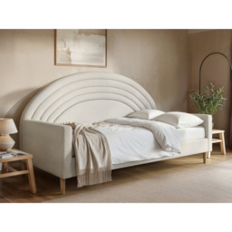Flair Noa Beige Teddy Rainbow Day Bed - Size: Single - Cream - Wilko - thumbnail 6