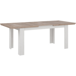 Florence Illopa 4 Seater Extending Dining Table Nelson and Snowy Oak - Brown - Furniture to Go - Wilko - thumbnail 5