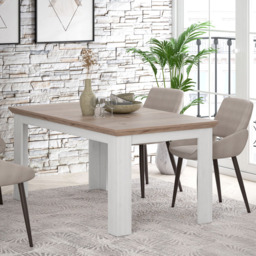 Florence Illopa 4 Seater Extending Dining Table Nelson and Snowy Oak - Brown - Furniture to Go - Wilko - thumbnail 7