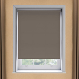 New Edge Blinds Thermal Blackout Roller Blind Chocolate 180cm - Size: W 180cm x D 170cm - Brown - Wilko