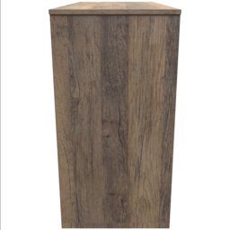 Crowndale Hong Kong 4 Drawer Vintage Oak Dressing Table - Size: 40 x 97 x 76cm - Brown - Wilko - thumbnail 5
