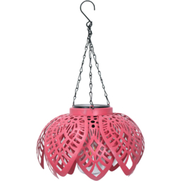 ValueLight Artichoke Pink Outdoor Solar Decorative Light - Size: 41 x 20 x 20cm - ValueLights - Wilko