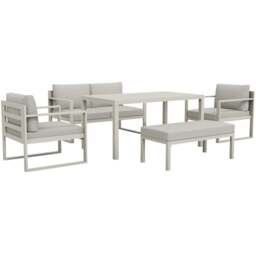 Bexley 6 Seater Dining Set - Malay - Wilko - thumbnail 3