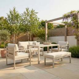 Bexley 6 Seater Dining Set - Malay - Wilko - thumbnail 1