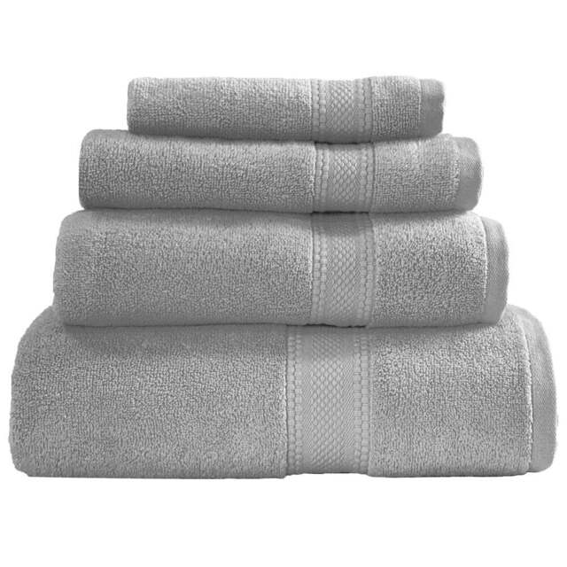 Divante Soft Cotton Pewter Hand Towel - Wilko - image 1