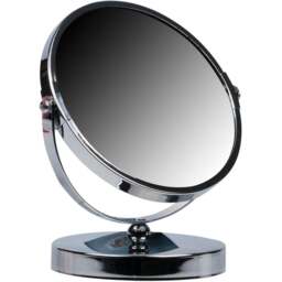 Rotating Magnifying Cosmetic Mirror 19.5 x 16.5cm - Size: 19 x 16.5cm - Wilko