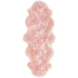 Origins Adobe Rose Genuine Sheepskin Rug 70 x 175cm - Size: 75 x 175cm - Pink - Origins Rugs - Wilko - thumbnail 1