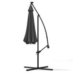 Living and Home Dark Grey Cantilever Parasol 3m - Wilko - thumbnail 5