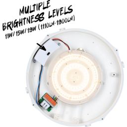 TCP Emergency Bulkhead Wall and Ceiling Light - Size: 7.5 x 30 x 30cm - White - Wilko - thumbnail 6