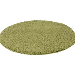 Desire Rugs Oxford Green Plain Round Shaggy Rug 120 x 120cm - Wilko - thumbnail 1