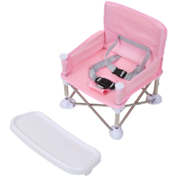 H&O Direct Pink Oxford Cloth Folding High Chair - Size: 40 x 38 x 32cm - Wilko - thumbnail 3