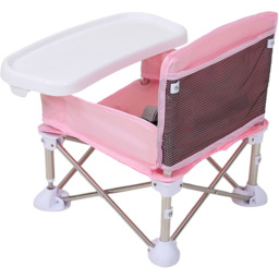 H&O Direct Pink Oxford Cloth Folding High Chair - Size: 40 x 38 x 32cm - Wilko - thumbnail 4