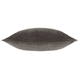 Yard Charcoal Heavy Chenille Reversible Cushion - Size: 50 x 50 cm - Grey - Yard Living - Wilko - thumbnail 3