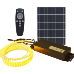ENER-J Warm White LED 3000K IP65 Solar Powered Strip Light 10m - Size: 1000x0.9x0.3cm - ENERJ - Wilko