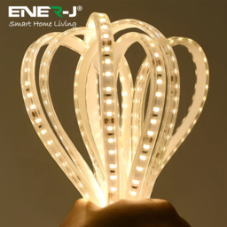 ENER-J Warm White LED 3000K IP65 Solar Powered Strip Light 10m - Size: 1000x0.9x0.3cm - ENERJ - Wilko - thumbnail 5