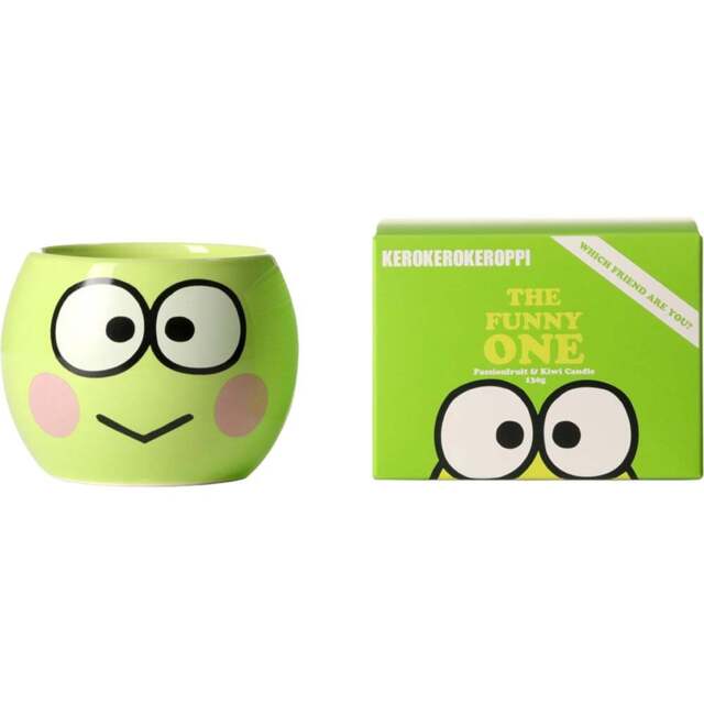 Hello Kitty The Funny One Passionfruit and Kiwi Scented Candle - Size: 9 x 9.5 x 9.5cm - Green - Wilko - image 1