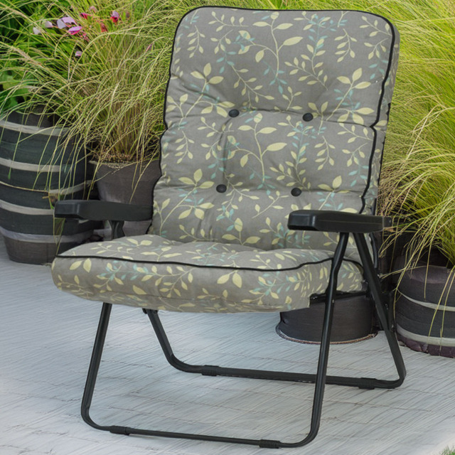 Glendale Deluxe Country Teal Recliner - Size: 99 x 58 x 58cm - Black - Wilko - image 1