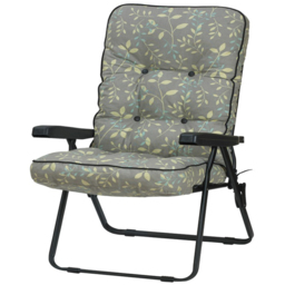 Glendale Deluxe Country Teal Recliner - Size: 99 x 58 x 58cm - Black - Wilko - thumbnail 3