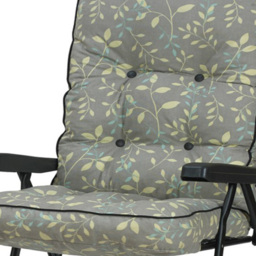 Glendale Deluxe Country Teal Recliner - Size: 99 x 58 x 58cm - Black - Wilko - thumbnail 4
