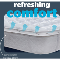 Silentnight Airmax Mattress Topper King - Wilko - thumbnail 4