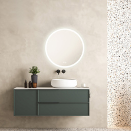 Sorrelis Dalston Round Tunable LED Mirror 60cm - Size: 60 x 60 x 2.8cm - Multi - Wilko - thumbnail 3
