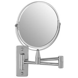 Premier Housewares Cassini Wall Mounted Extending Mirror - Size: 34 x 29cm - Silver - Wilko - thumbnail 4