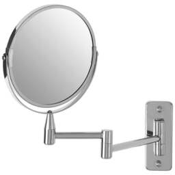 Premier Housewares Cassini Wall Mounted Extending Mirror - Size: 34 x 29cm - Silver - Wilko - thumbnail 6