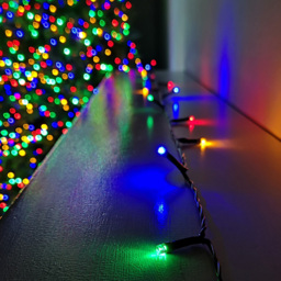 Premier 100 Multicolour LED Multifunction String Light 10m - Size: 4 x 1000 x 4cm - Wilko - thumbnail 1