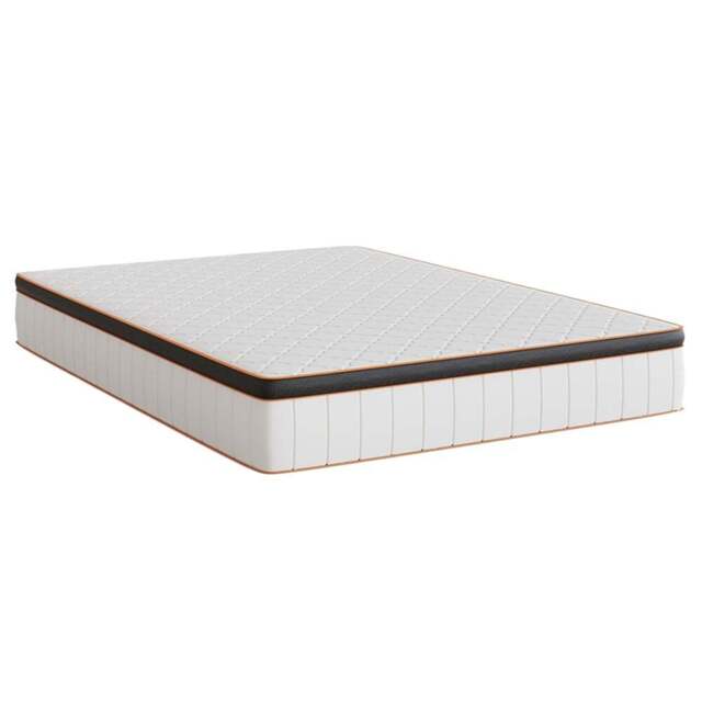 GFW Sleepycastle King Size Memory Foam and Pocket Spring Hybrid Mattress - White - Wilko - image 1