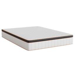 GFW Sleepycastle King Size Memory Foam and Pocket Spring Hybrid Mattress - White - Wilko - thumbnail 1