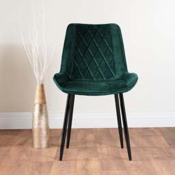 Furniturebox Copeland Cesano Marble Effect 6 Seater Dining Set White Green and Black - Wilko - thumbnail 5