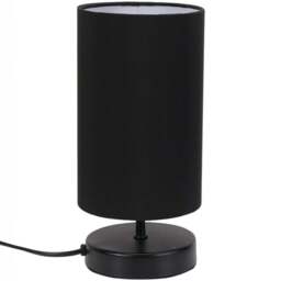 ValueLights Francis Black Touch Table Lamp and Bulb - Size: 24.5 x 12 x 12cm - Wilko - thumbnail 1