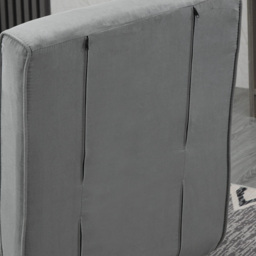 Portland Single Seater Light Grey Foldable Sofa Bed - Wilko - thumbnail 4