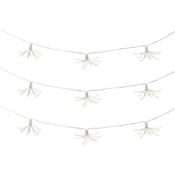 ValueLight Set of 10 Firework Clear Outdoor Solar String Light - Size: 7.5 x 230 x 5cm - White - ValueLights - Wilko - thumbnail 3