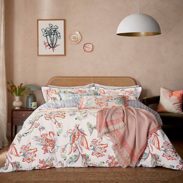 Yvonne Ellen Single Multicolour Signature Floral Reversible Duvet Set - Wilko - image 1