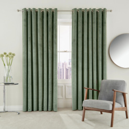 Helena Springfield Escala Lined Sage Curtains 229 x 183cm - Size: W 229 x D 183cm - Wilko - thumbnail 5