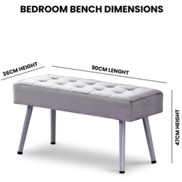 Kosy Koala 6 Seater Dining Set with Bench Oak Effect and Grey Velvet - Multi - Wilko - thumbnail 7