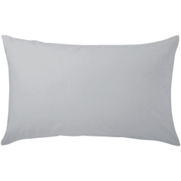 Helena Springfield Silver Brushed Cotton Pillowcase 2 Pack - Size: 48 x 74 x 1cm - Wilko