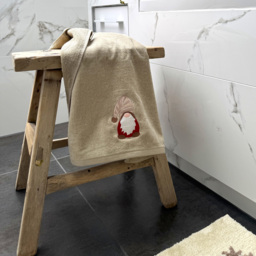 Allure Bath Fashions Gonk Christmas Natural Hand Towels 50 x 90cm 2 Pack - Size: 50 x 85 x 0.5cm - Wilko - thumbnail 3