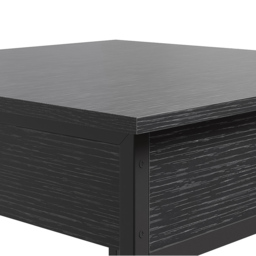 Living and Home Single Drawer Black Bar Table with Built-In Charging Station - Size: 102.5 x 60 x 60cm - Wilko - thumbnail 7